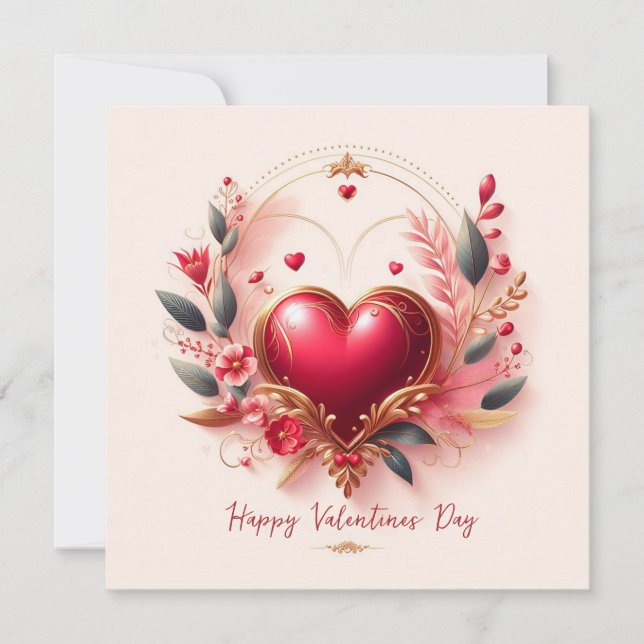 Happy Valentines Day Love Cards  (Front)