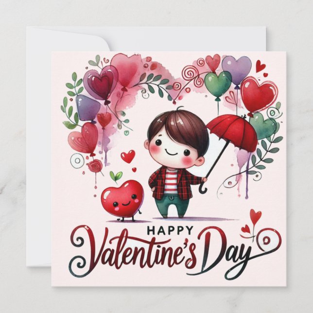 Happy Valentines Day Love Cards  (Front)