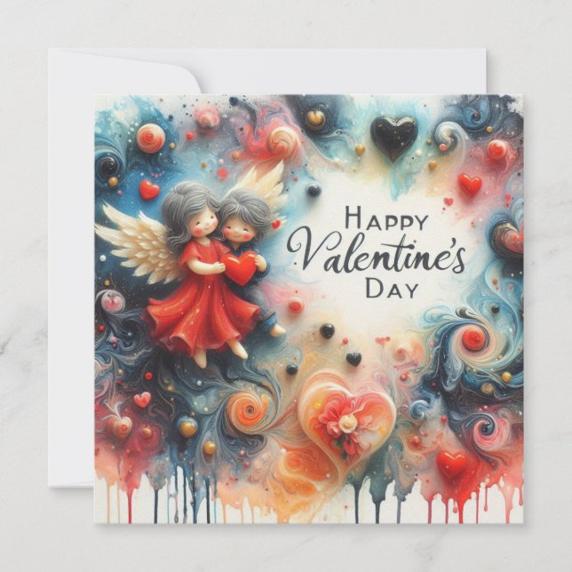 Happy Valentines Day Love Cards  (Front)