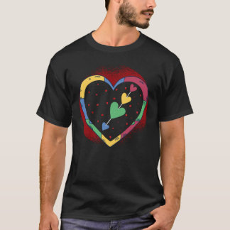 Happy Valentines Day Love Cute Colorful Cool T-Shirt