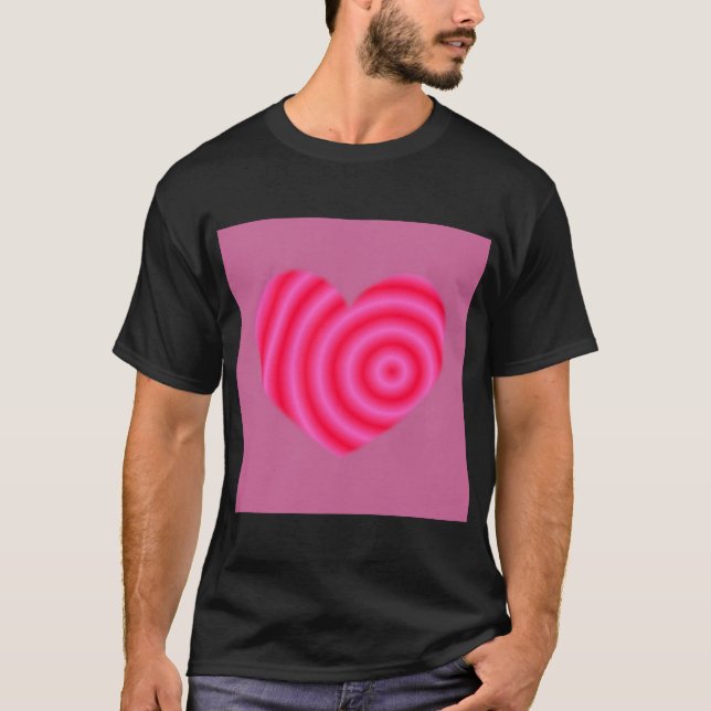 Happy Valentine's day Love Heart T-Shirt (Front)