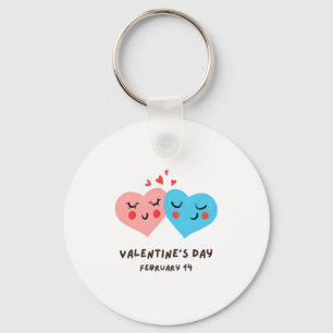 Happy Valentine's Day -Love Images Funny Keychain