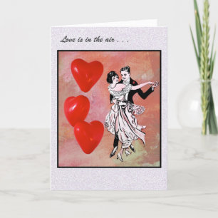 Happy Valentine's Day Love is in the Air Card