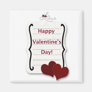 Happy Valentine's Day Love Magnet