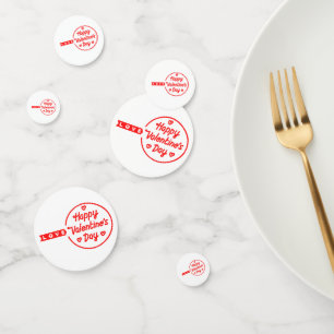Happy Valentine's Day Love Table Confetti