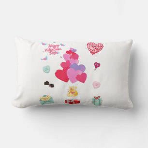 Happy Valentine's Day  Lumbar Pillow