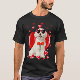 Happy Valentines Day Maltese Dog V Day T-Shirt