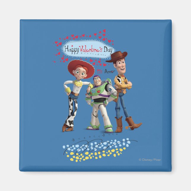 Happy Valentine's Day, Mi Amor Magnet (Front)