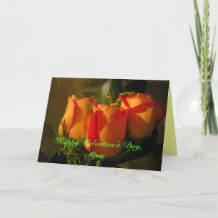 "Happy Valentine's Day, Mom." Holiday Card