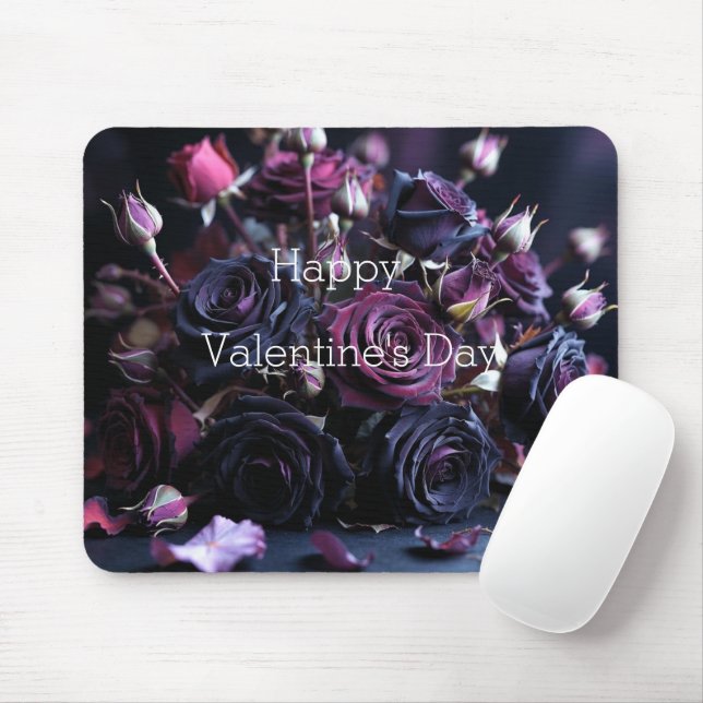 Happy Valentine's Day Mouse Pad (With Mouse)