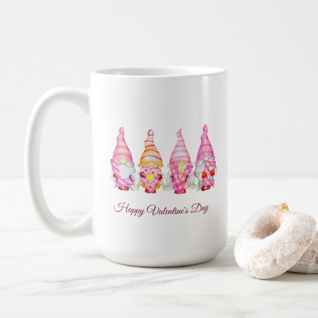 Happy Valentine's Day Mug (With Donut)