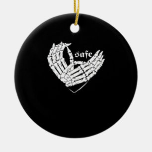 Happy Valentine's Day - My Heart Is My Valentine C Ceramic Ornament