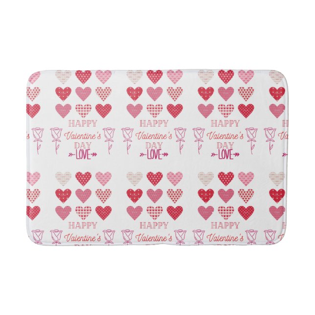 Happy valentine's Day my love     Bath Mat (Front)