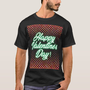 Happy Valentine's Day Neon Design-23692 T-Shirt