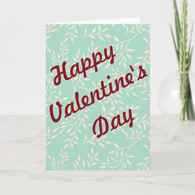 Happy Valentine's Day non-traditional Holiday Card (Front)