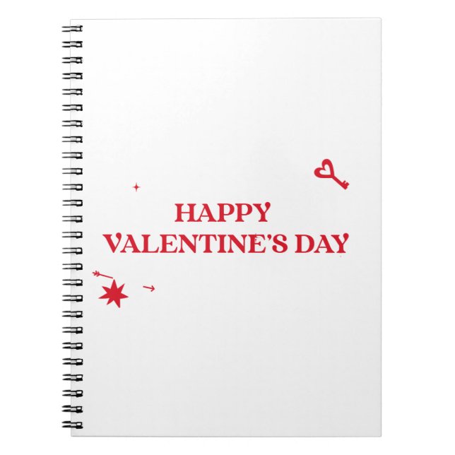 Happy Valentines Day Notebook (Front)