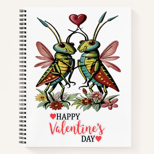 Happy valentine's day  notebook (Front)