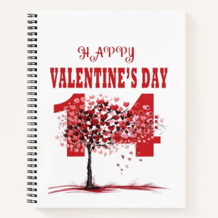 Happy Valentine's Day Notebooks & Writing Pads
