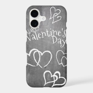 Happy Valentine's day on a chalk board