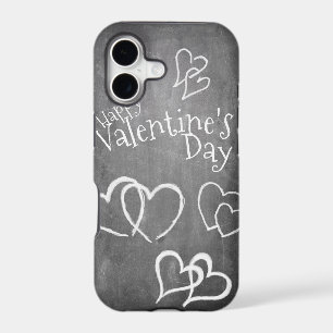 Happy Valentine's day on a chalk board