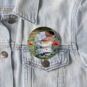 Happy Valentine's Day Personalized Button