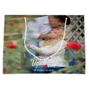 Happy Valentine's Day Personalized Gift Bag