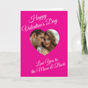 Happy Valentine's Day   Personalized Photo Card