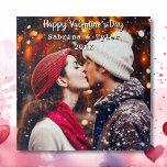 Happy Valentine's Day Personalized Photo & Names Jigsaw Puzzle<br><div class="desc">Add your favourite photo of you and your partner to this romantic puzzle in the personalize area. You can also add a "holiday greeting,  your names and the date." Sweet romantic gift for Valentine's Day,  an anniversary or wedding.</div>