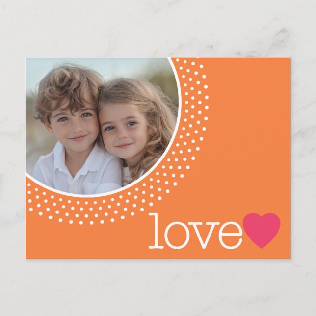 Happy Valentines Day Photo Holiday Postcard (Front)