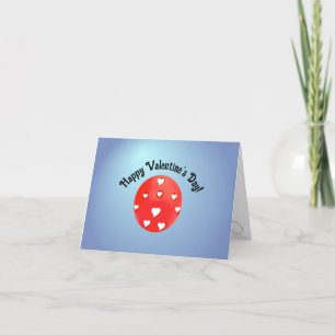 Happy Valentine's Day Pickleball Player Thank You Card