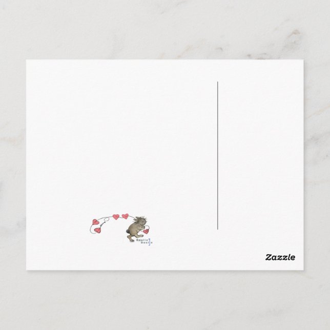 Happy  Valentines Day Postcard (Back)