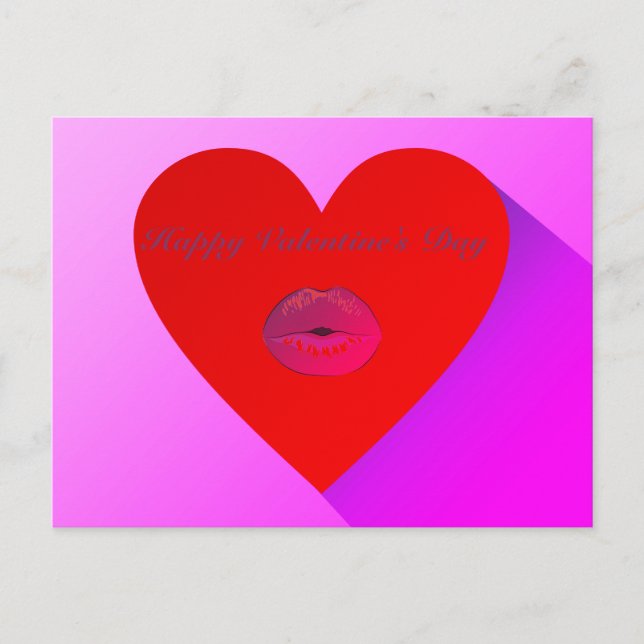 Happy Valentine's Day Postcard (Front)