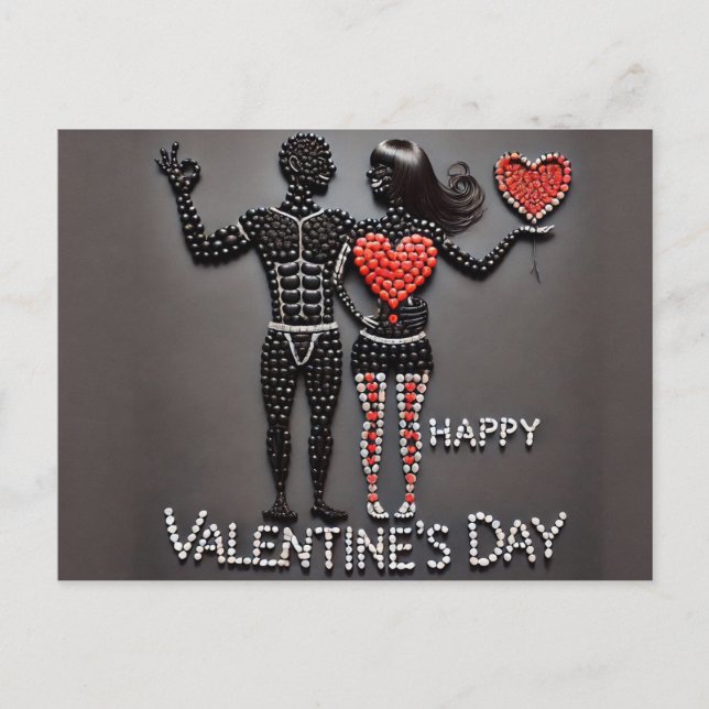 Happy Valentines Day  Postcard (Front)