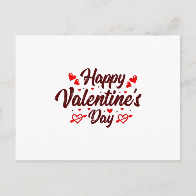 Happy Valentine's Day Postcard (Front)