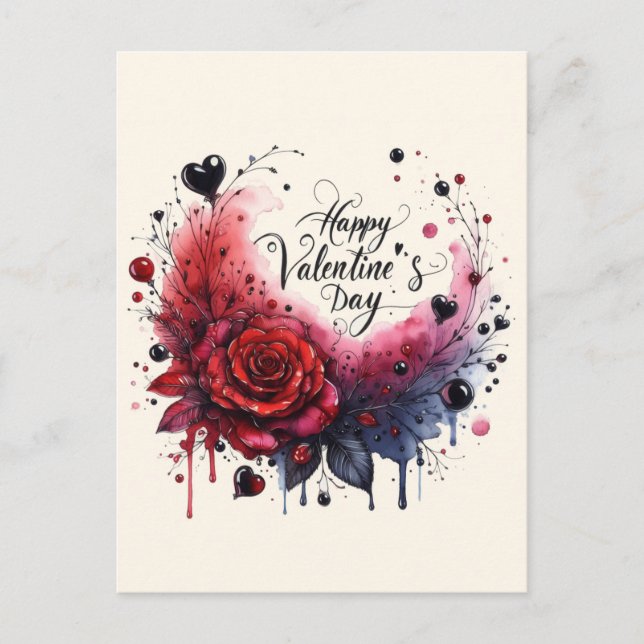 Happy Valentines Day Postcards  (Front)