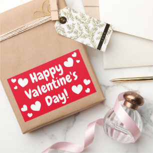 Happy Valentine's Day Rectangular Sticker