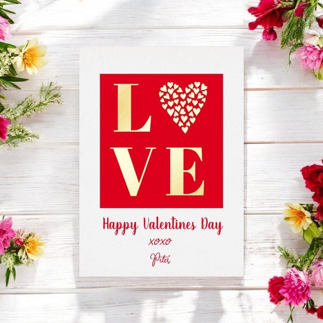 Happy Valentines Day Red Gold Love Script (Creator Uploaded)