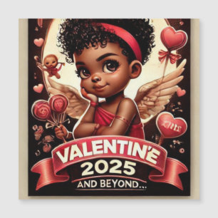 Happy Valentines Day RedOne Magnetic Card