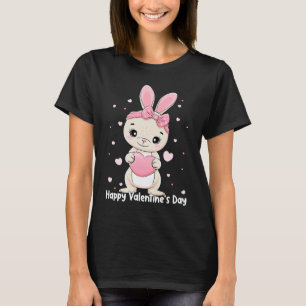 Happy Valentine's Day Roses Date Night Flowers Lov T-Shirt