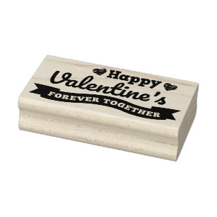 Happy Valentine's Day Rubber Stamp