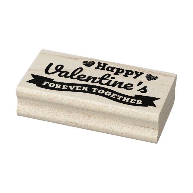 Happy Valentine's Day Rubber Stamp (Stamp)