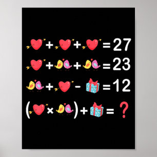 Happy Valentines Day Six Seven Gen Alpha 67 Meme M Poster