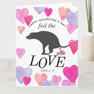 Happy Valentines Day Smell It Love Card
