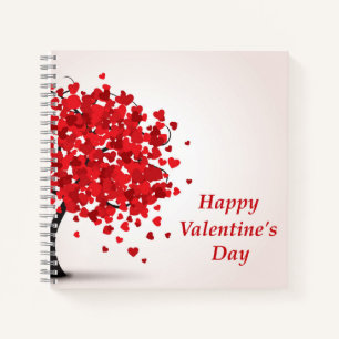 Happy Valentine's Day Spiral Notebook