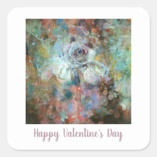 Happy Valentine's Day. Square Sticker