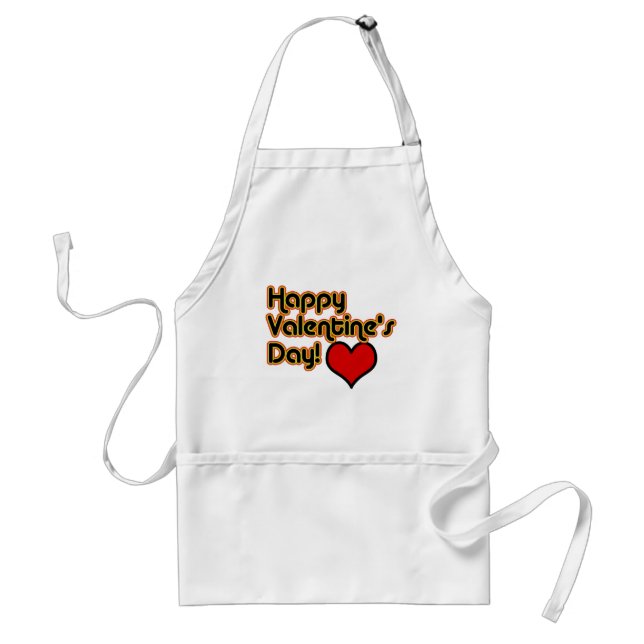 Happy Valentine's Day Standard Apron (Front)
