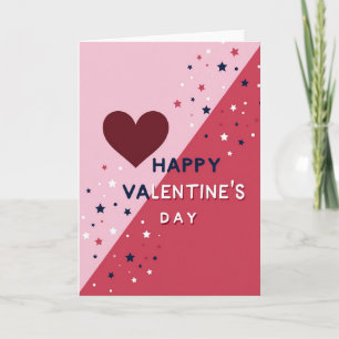 Happy Valentines Day Starry Card