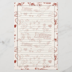 Happy Valentine's Day Stationery