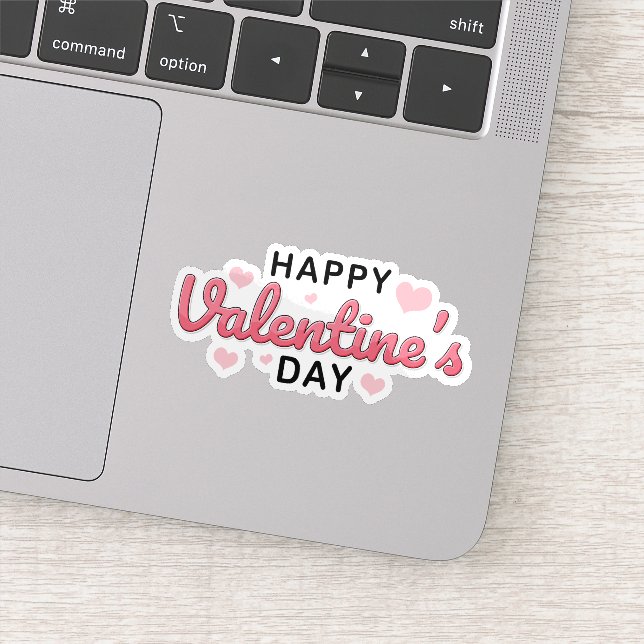 Happy valentines day sticker (Detail)