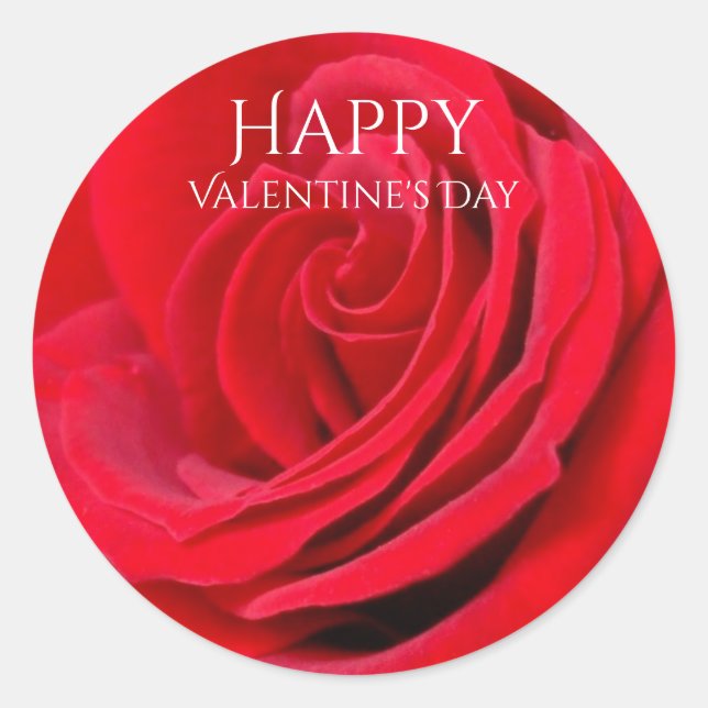Happy Valentines Day Sticker (Front)